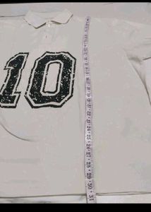 New Men's White 6xl  Polo T-Shirt