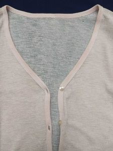 Lightweight Mesh Pink Cardigan Top