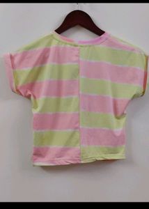 Striped Graphic Tee