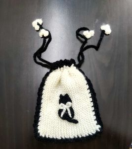 Handmade Cat Drawstring Pouch 🆕😺