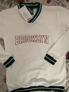 White Brooklyn Athletic Dept. Top