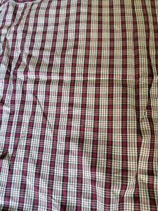 Men's Plaid Shirt and Blue Chinos Set