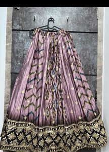 Lavender purple Heavy Work lehenga set