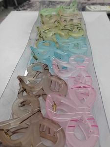 Pastel Hair Claw Clips Set