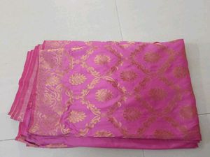 Pink Banarasi saree