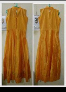 Elegant Yellow Ethnic anarkali suit
