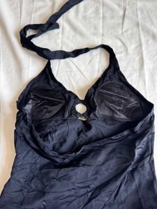 Y2k Black Halter Top