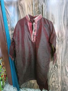 Maroon Ethnic Kurta