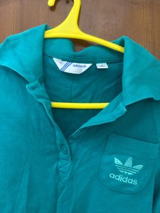 Adidas Teal Polo T-Shirt