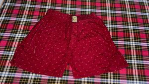 combo offer - red shorts with blue kapri