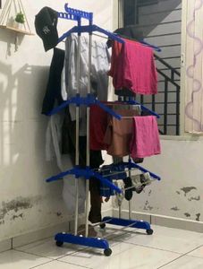 Double Layer Drying Rack with Wheels