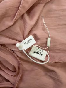 Pink Tie-Up Collared Shirt