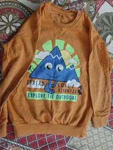 Cute  Graphic Sweatshirt&amp; multicolour t shirt