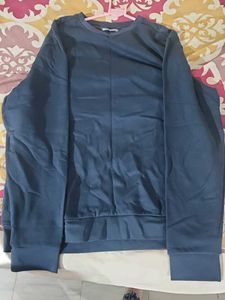 Navy Blue Crew Neck Sweatshirt