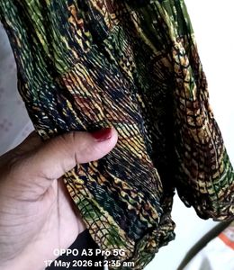 Snake pattern Printed Long Sleeve Top