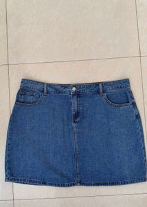 Classic Blue Denim Mini Skirt