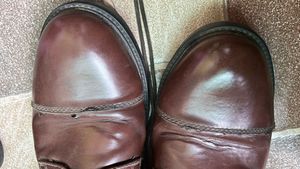 Men's Brown Leather Oxford Shoes formal