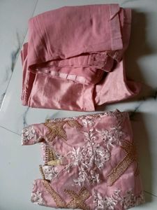 Elegant Pink Embroidered Kurta Set