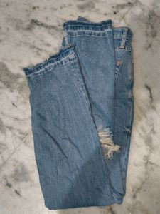 Ripped Knee Jeans