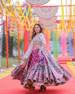 Navratri semistiched Designer Lehenga Choli