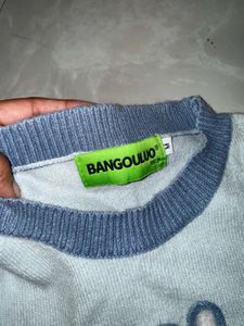 Cute Bunny Graphic Knit Top