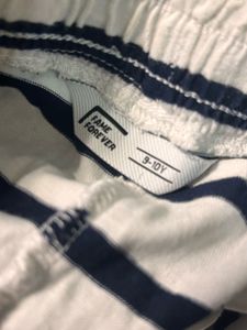 Striped Casual Shorts 6-8 yrs