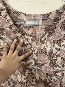 Beautiful Floral Print Kurta