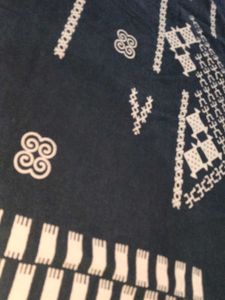 Embroidered Blue Kurta soft garba inspo