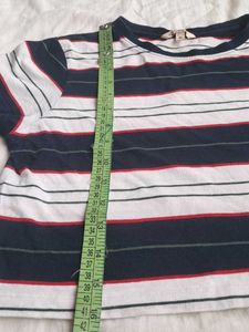 Striped Round Neck T-Shirt