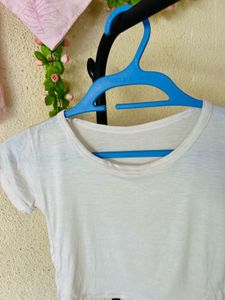 Basic White Crop Top