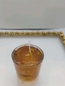 Whiskey Glass  Candle