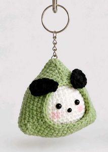 Cute Crochet Panda Keychain