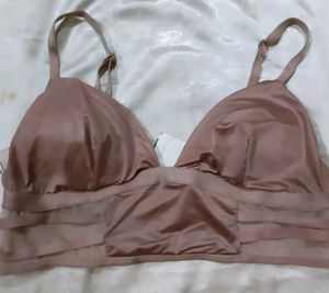 Satin Triangle Bra