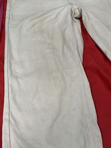 Beige Straight Leg Pants