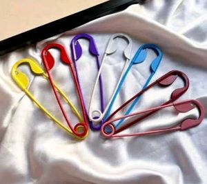 Red Safety Pin Hair Clip