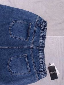 Distressed Wide-Leg Jeans