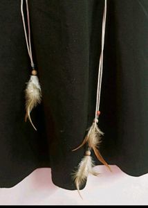 Boho Black Mini Skirt