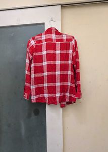 Red &amp; White Checkered Shirt