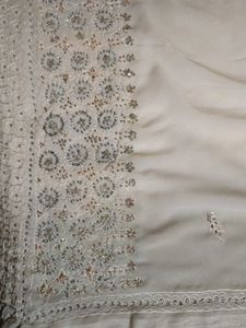 Elegant Embroidered Saree