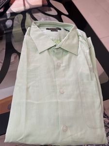 Light Green Men's Dress Shirt