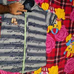 Striped Button-Down Shirt