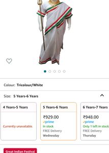 Bharat Mata Fancy Dress