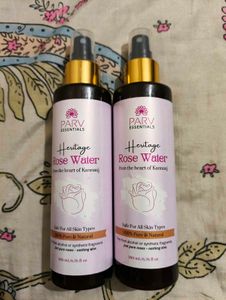 pack of 2, Heritage Rose Water