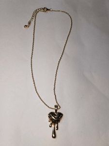 Dripping Heart Pendant Necklace anti tanish