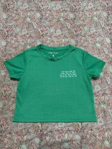 Green Graphic Print T-Shirt