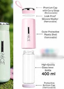 Pink Water Bottle (400mL)