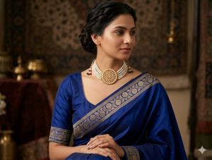 Elegant Pearl and Gold Necklace Set