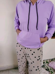 Cute Lavender/ Purple Hoodie/Sweatshirt/Top