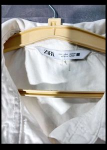 ZARA Classic White Button-Up Shirt