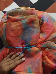 Vibrant Tie-Dye Anarkali Suit